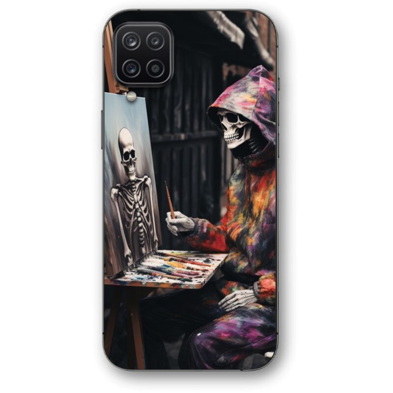Skeleton painting θήκη κινητού 91125 για Galaxy A12