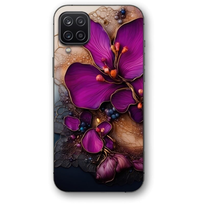 Floral abstract θήκη κινητού 9603 για Galaxy A12