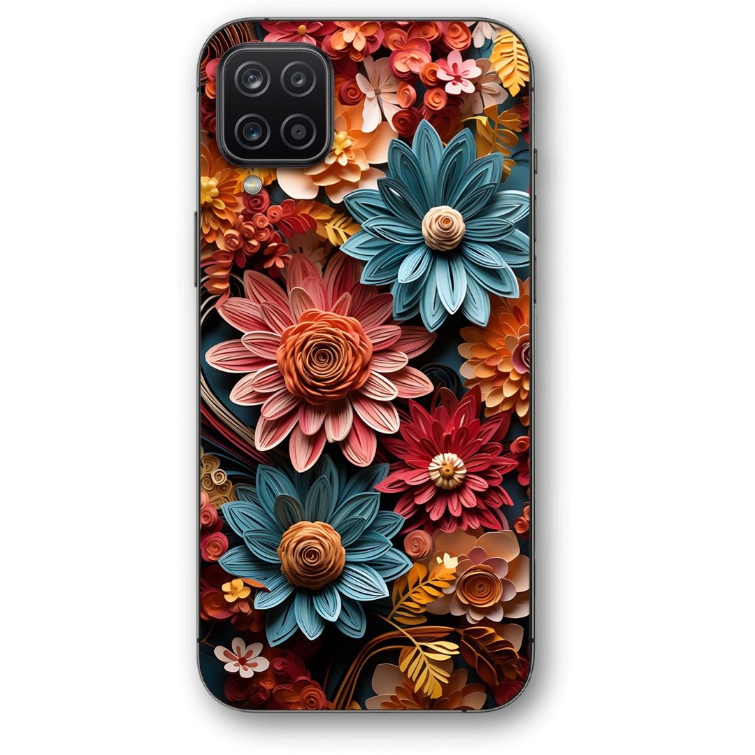 Flowers θήκη κινητού 9632 για Galaxy A12