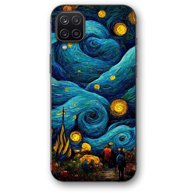 Starry night θήκη κινητού 9633 για Galaxy A12