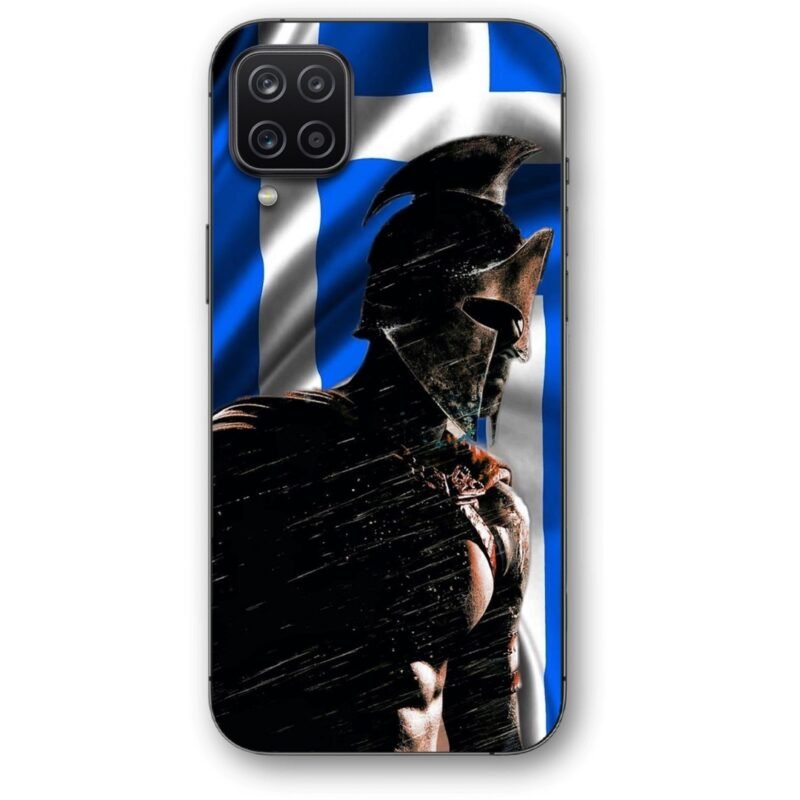 Warriror greek flag θήκη κινητού 9635 για Galaxy A12