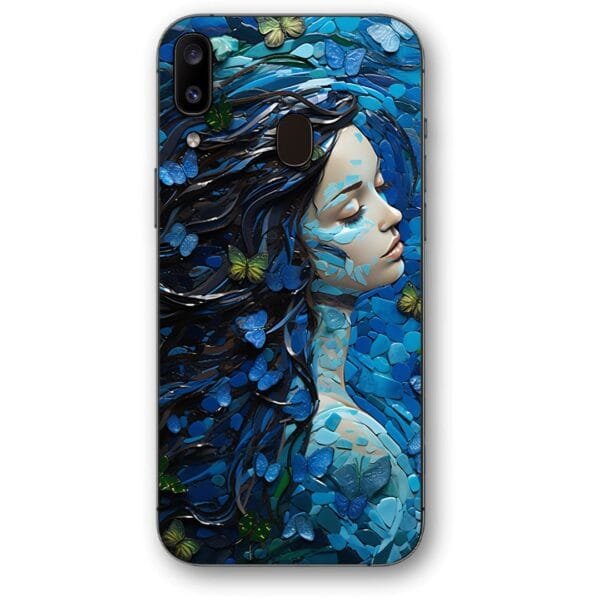 Butterfly girl θήκη κινητού 9639 για Galaxy A20e