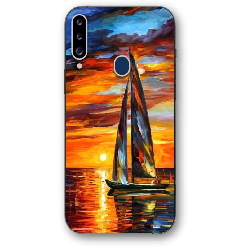 Sunset boat θήκη κινητού 9614 για Galaxy A20s
