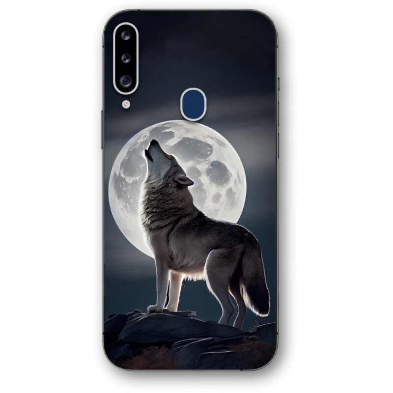 Moon wolf θήκη κινητού 9615 για Galaxy A20s