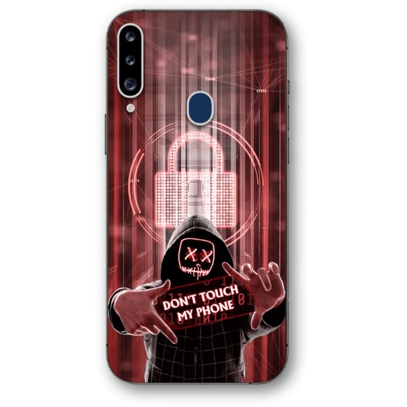 Don't touch my phone hacker θήκη κινητού 9631 για Galaxy A20s