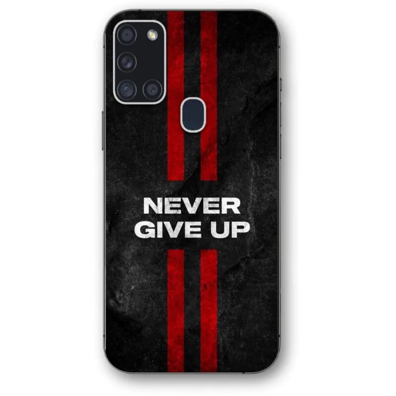 Never give up θήκη κινητού 9604 για Galaxy A21S