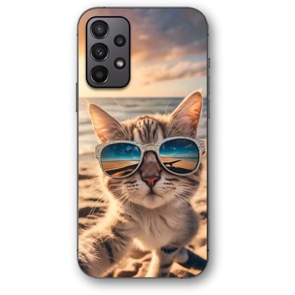 Beach cat θήκη κινητού 9661 για Galaxy A23