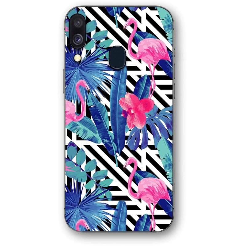Flamingo leaves θήκη κινητού 91160 για Galaxy A40