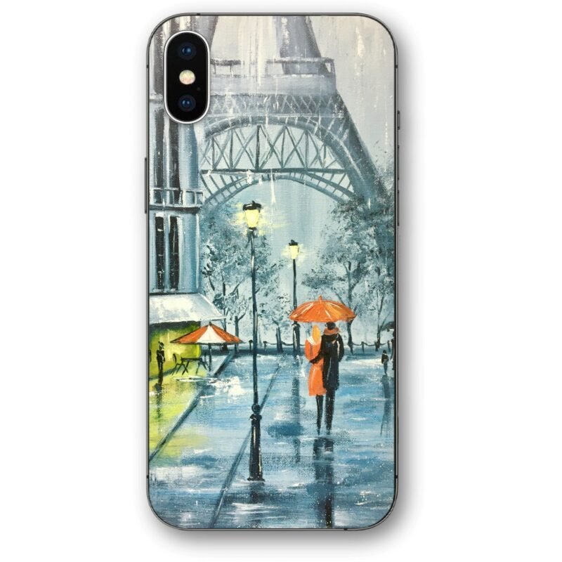 Eiffel couple θήκη κινητού 91096 γιά iPhone Xs Max