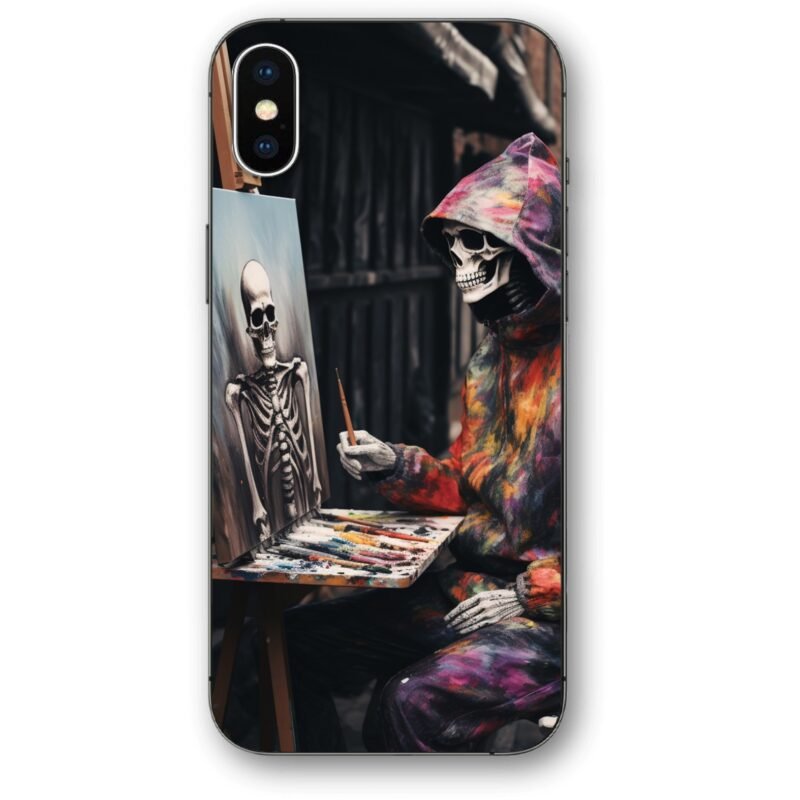 Skeleton painting θήκη κινητού 91125 γιά iPhone Xs Max