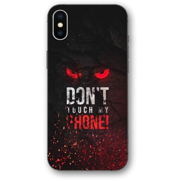 Don't touch my phone θήκη κινητού 9605 γιά iPhone Xs Max