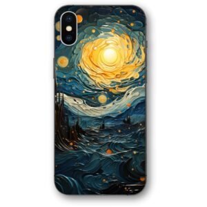 Starry night θήκη κινητού 9681 γιά iPhone Xs Max