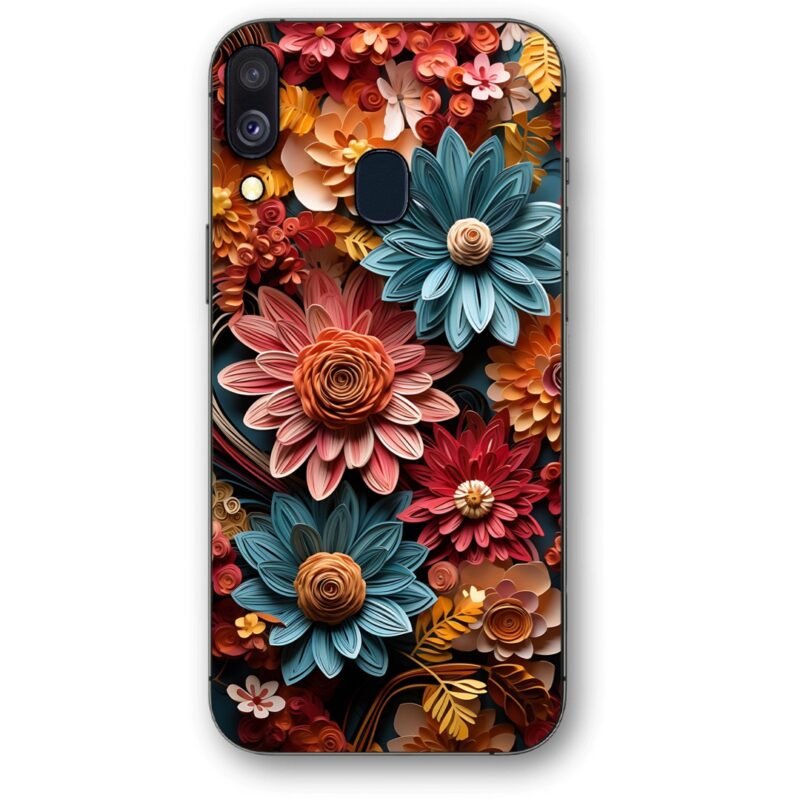 Flowers θήκη κινητού 9632 για Galaxy A40