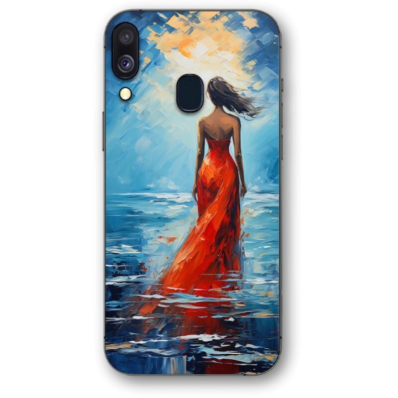 Woman painting θήκη κινητού 9642 για Galaxy A40