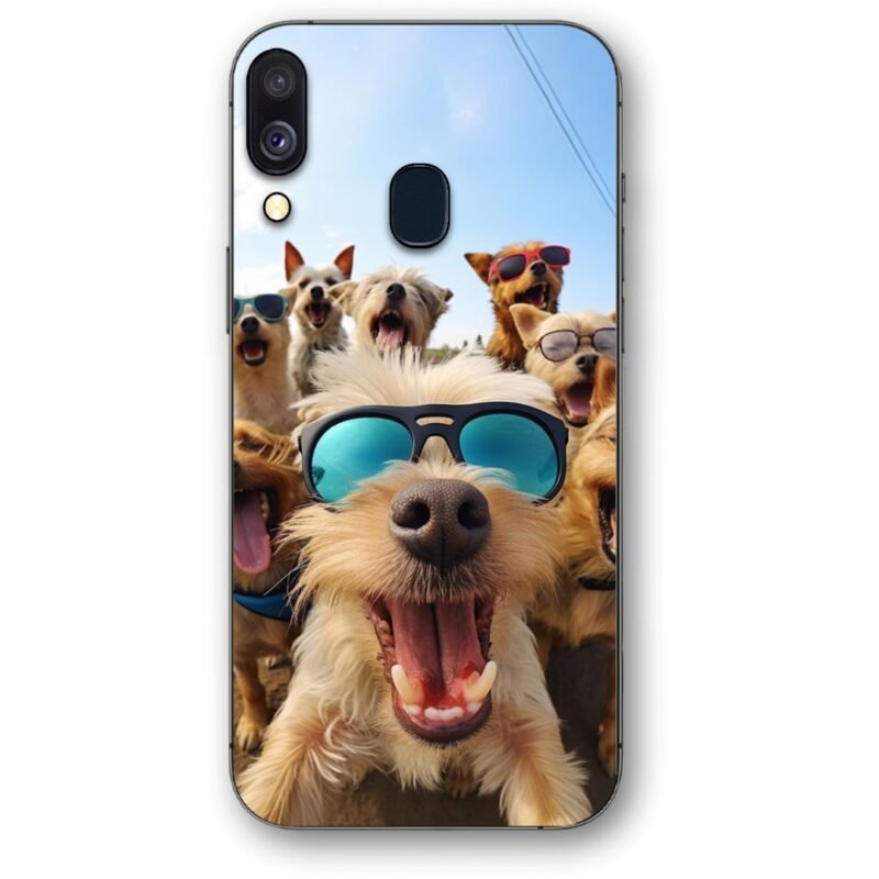 Dogs selfie θήκη κινητού 9658 για Galaxy A40