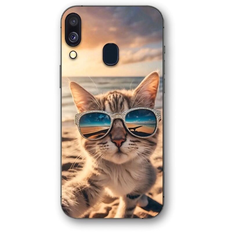 Beach cat θήκη κινητού 9661 για Galaxy A40