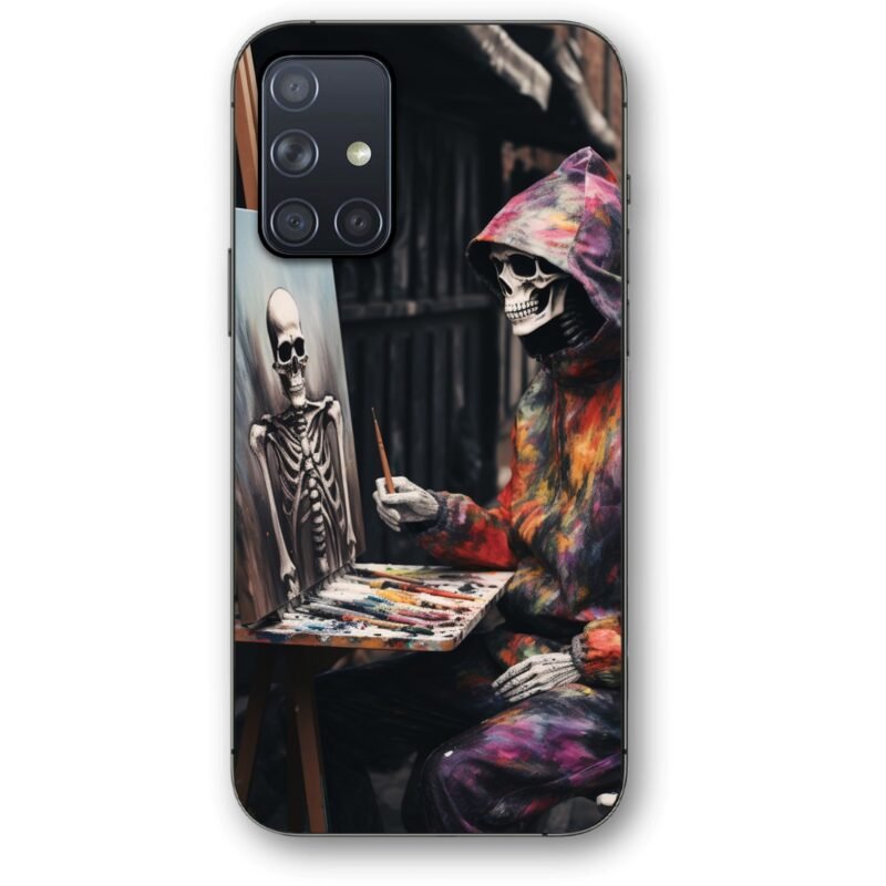 Skeleton painting θήκη κινητού 91125 για Galaxy A71