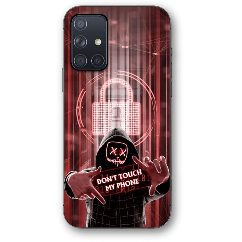 Don't touch my phone hacker θήκη κινητού 9631 για Galaxy A71