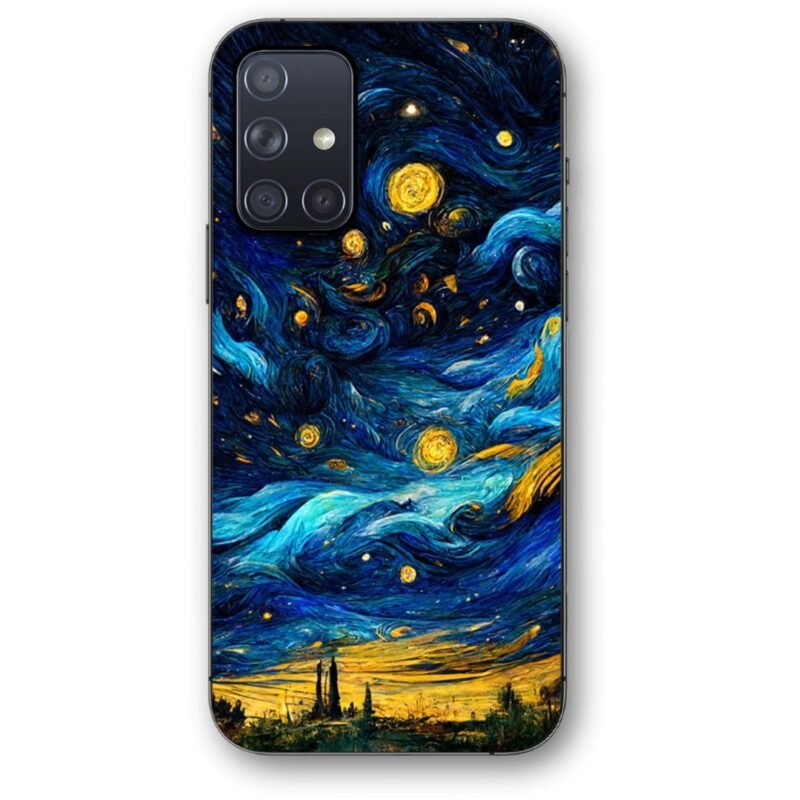 Starry night θήκη κινητού 9645 για Galaxy A71