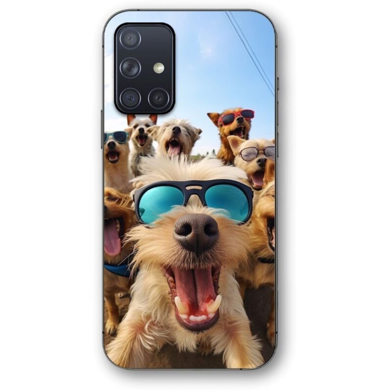 Dogs selfie θήκη κινητού 9658 για Galaxy A71