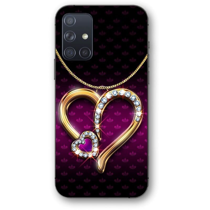 Necklace heart θήκη κινητού 9671 για Galaxy A71