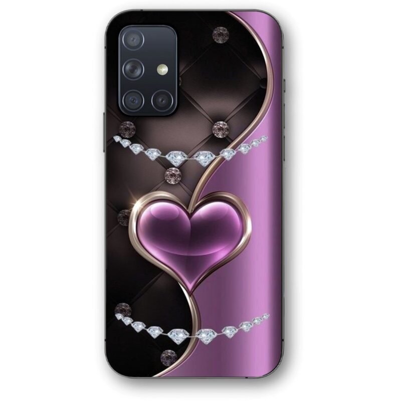 Elegant heart θήκη κινητού 9687 για Galaxy A71