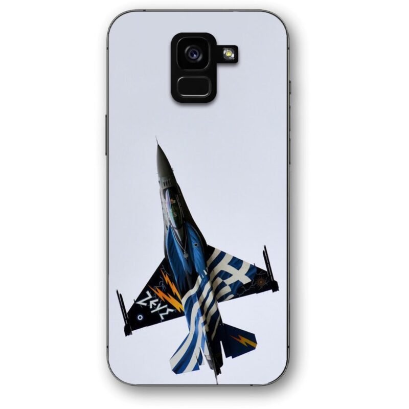 Greek fighter jet θήκη κινητού 9610 για Galaxy A8 Plus 2018