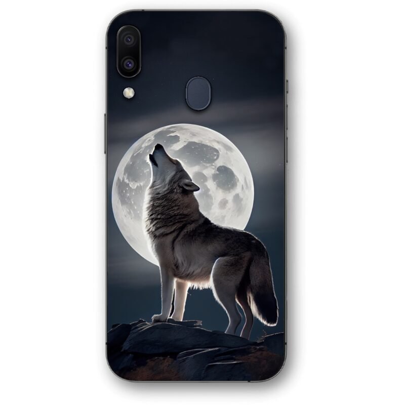 Moon wolf θήκη κινητού 9615 για Galaxy M20