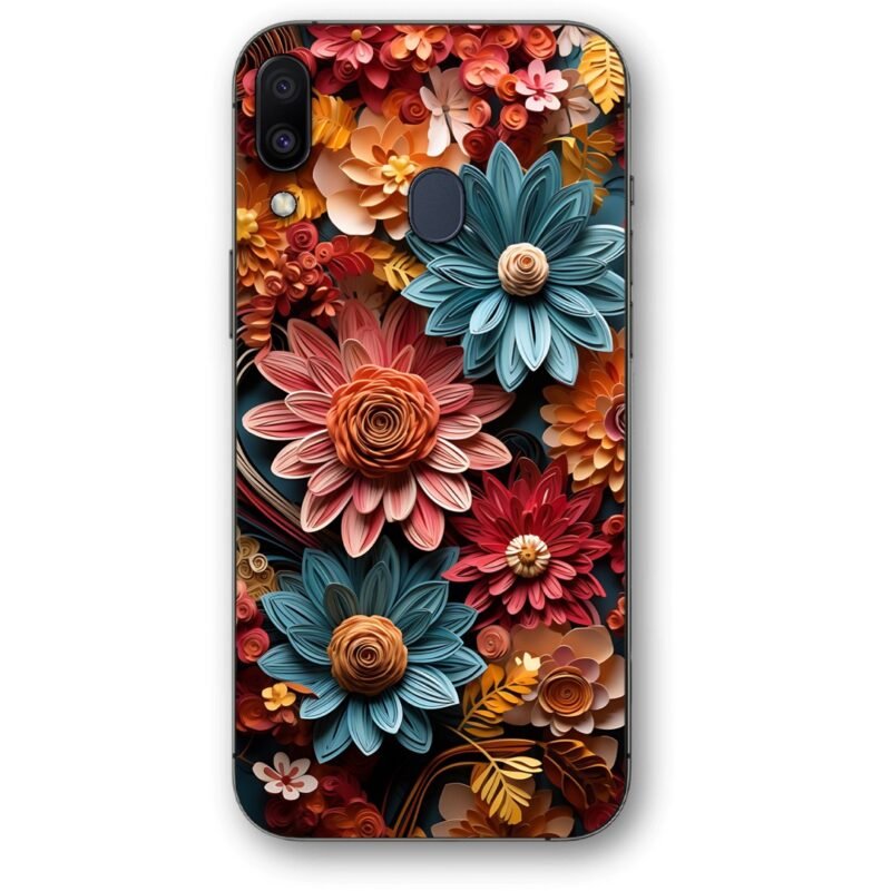 Flowers θήκη κινητού 9632 για Galaxy M20