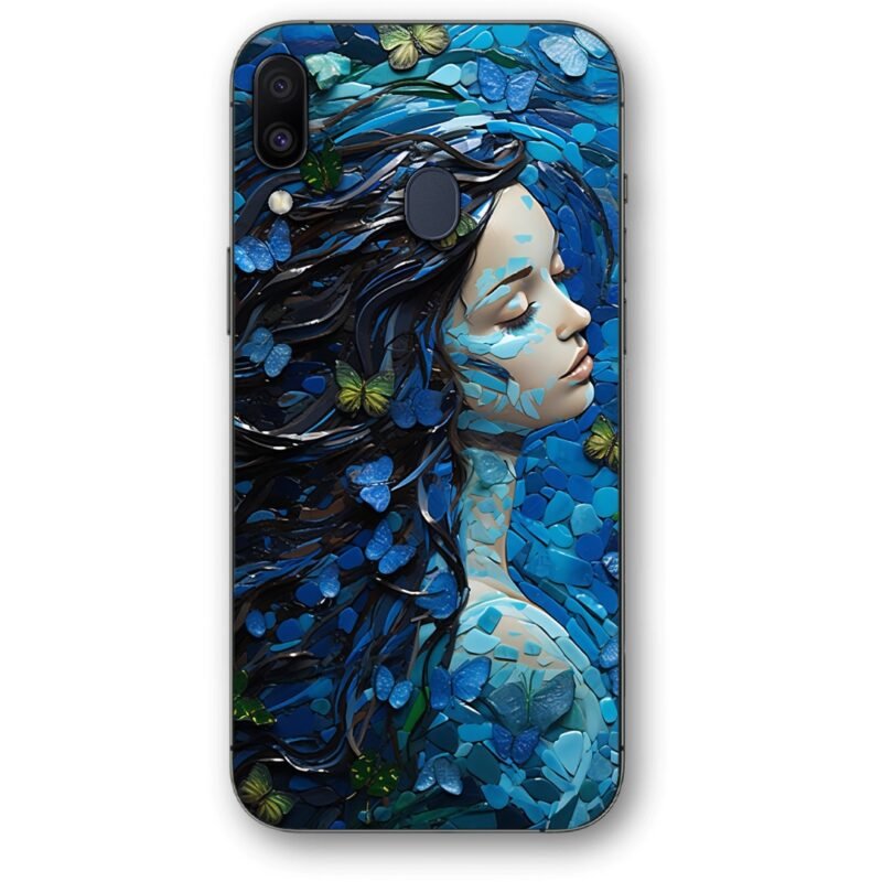 Butterfly girl θήκη κινητού 9639 για Galaxy M20