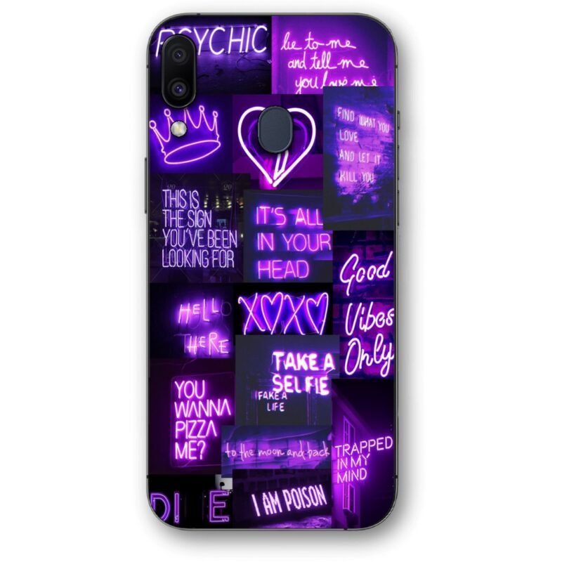 Neon quotes θήκη κινητού 9652 για Galaxy M20