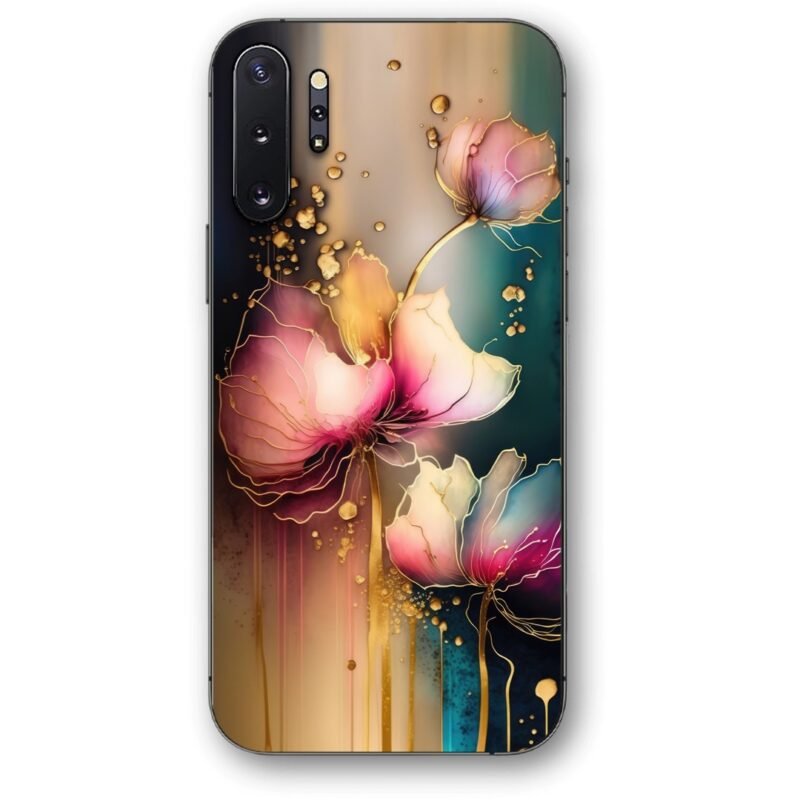 Liquid flowers θήκη κινητού 9619 για Galaxy Note 10