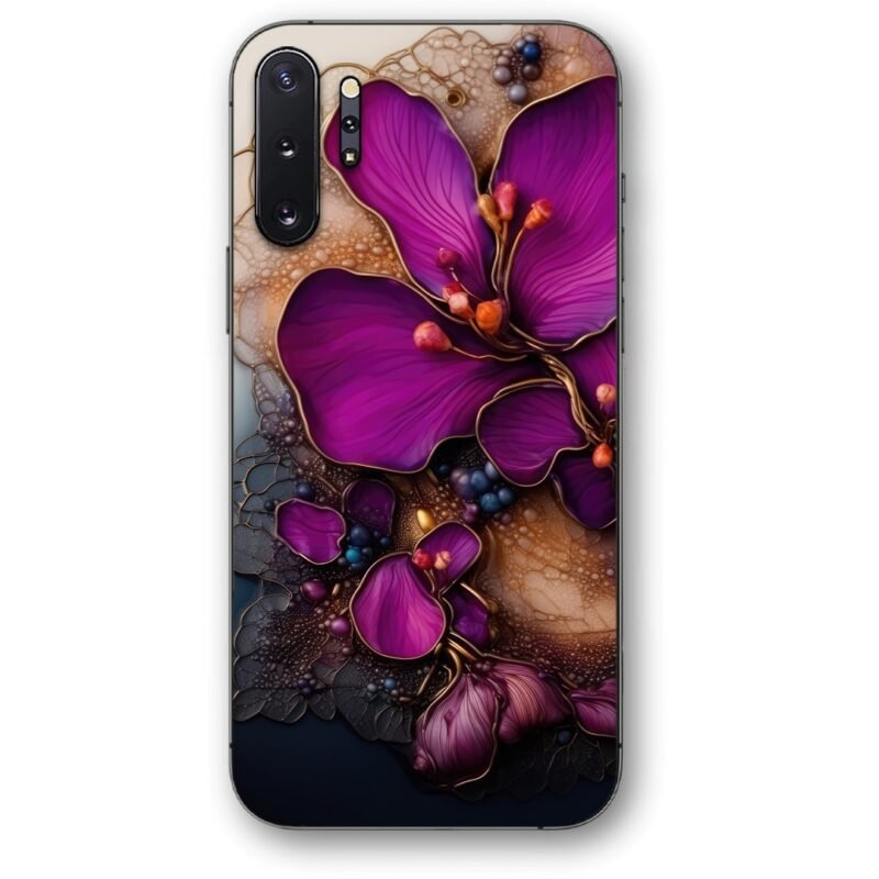 Floral abstract θήκη κινητού 9603 για Galaxy Note 10
