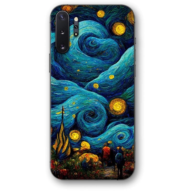 Starry night θήκη κινητού 9633 για Galaxy Note 10 Plus
