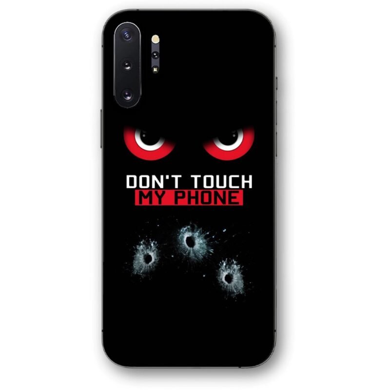Don't touch my phone shots θήκη κινητού 9647 για Galaxy Note 10 Plus