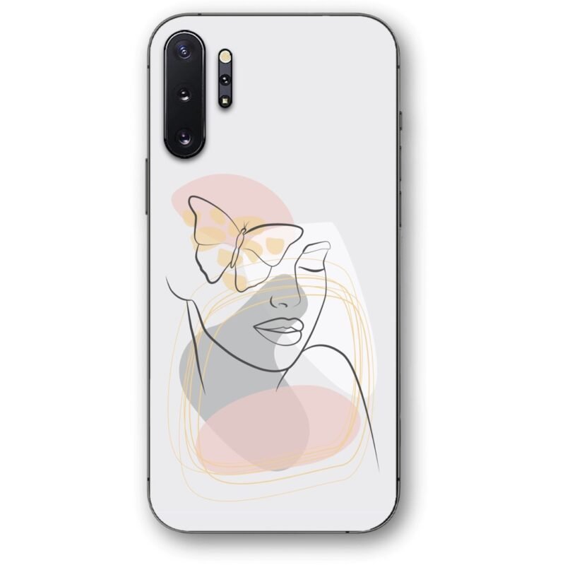 Lineart girl θήκη κινητού 9673 για Galaxy Note 10 Plus