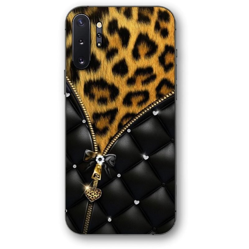 Elegant zip leopard print θήκη κινητού 9689 για Galaxy Note 10 Plus