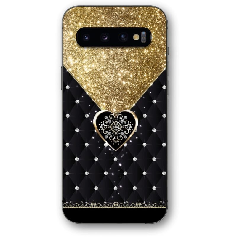Gliter heart θήκη κινητού 91146 για Galaxy S10