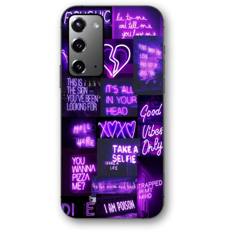 Neon quotes θήκη κινητού 9652 για Galaxy Note 20