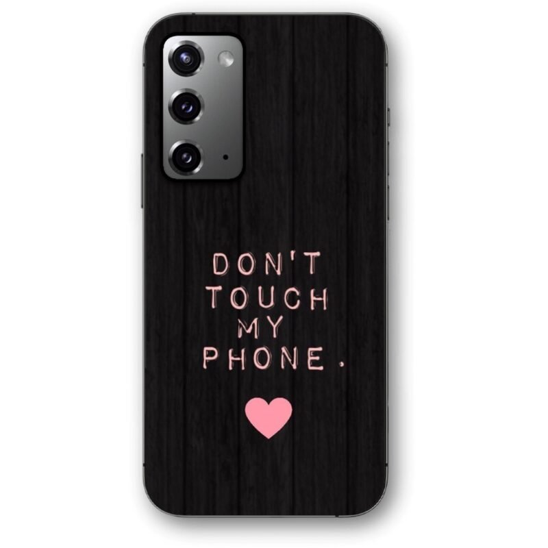 Don't touch my phone θήκη κινητού 9678 για Galaxy Note 20