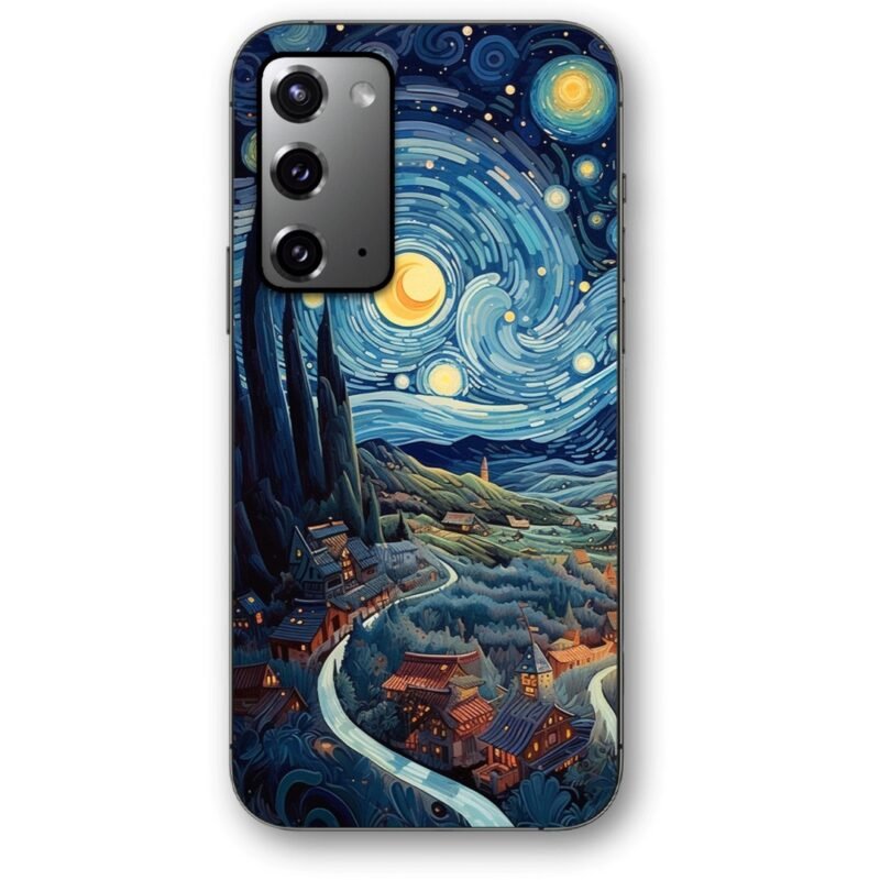 Starry night θήκη κινητού 9679 για Galaxy Note 20