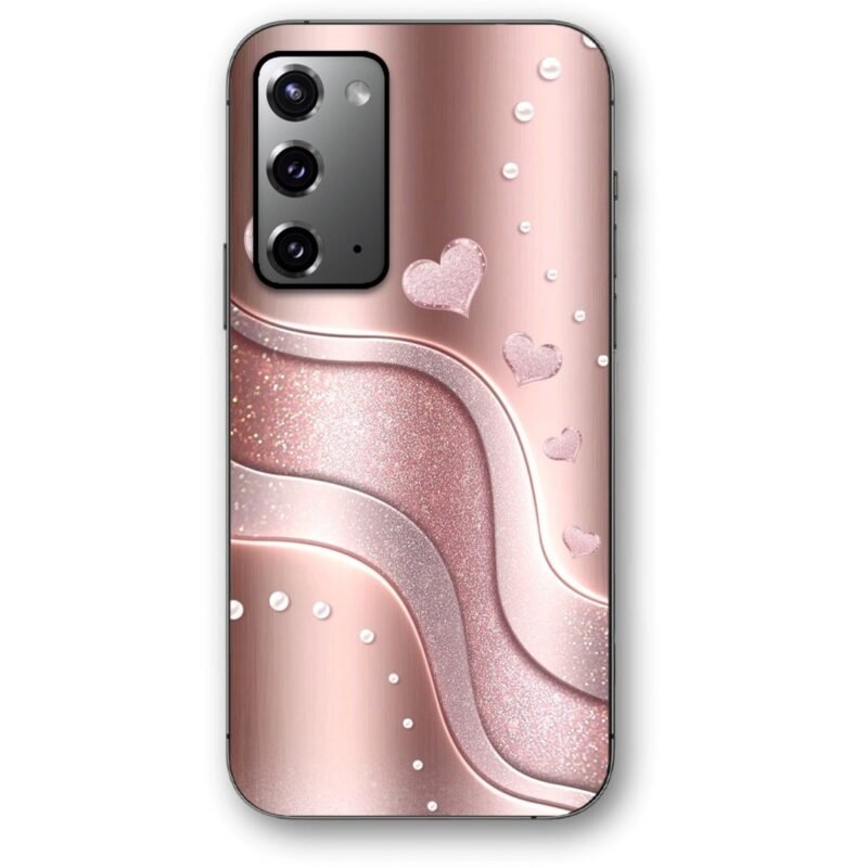 Hearts glitter θήκη κινητού 9686 για Galaxy Note 20