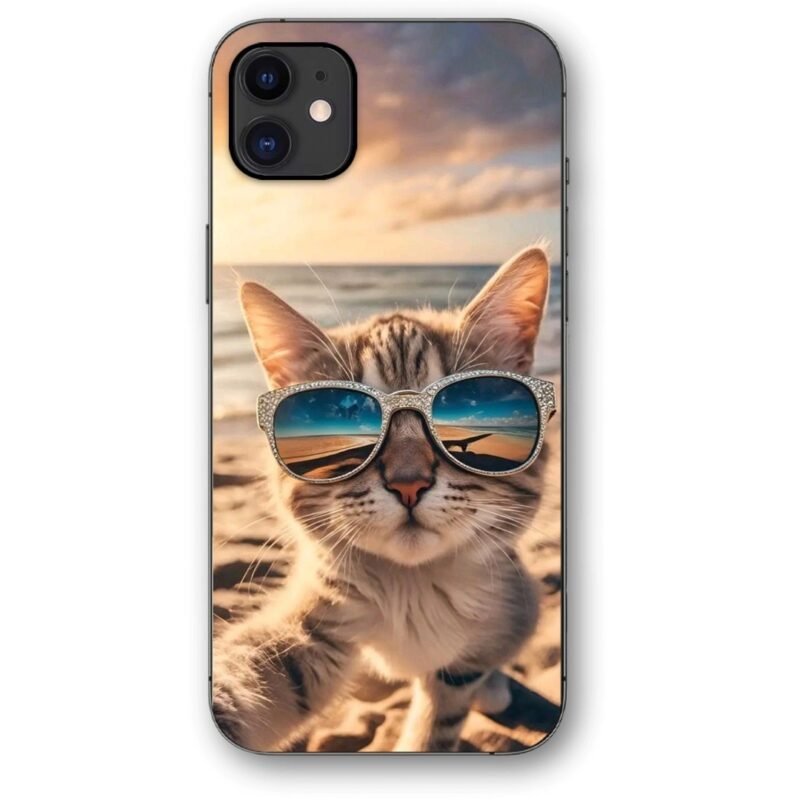 Beach cat θήκη κινητού 9661 γιά iPhone 11