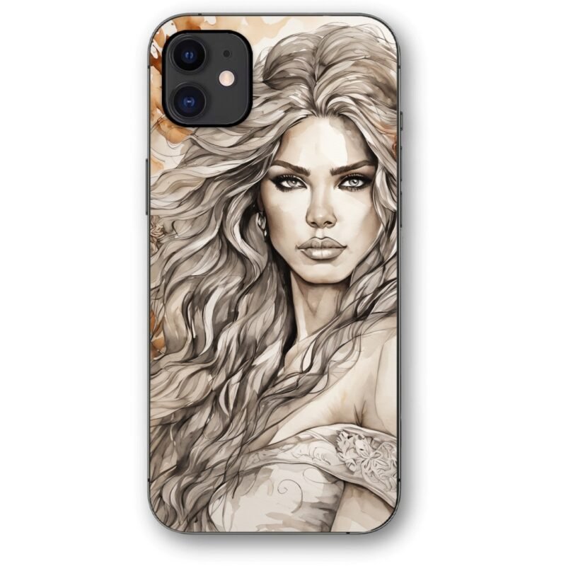 Painting girl θήκη κινητού 9683 γιά iPhone 11