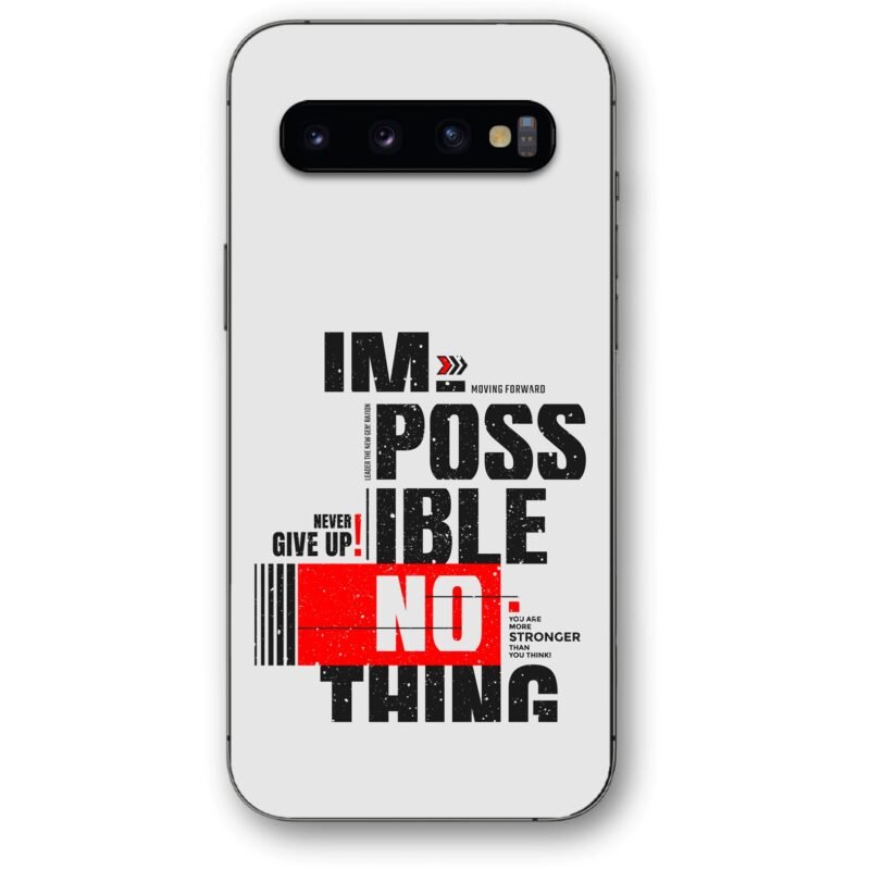 Nothing impossible θήκη κινητού 91107 για Galaxy S10 Plus