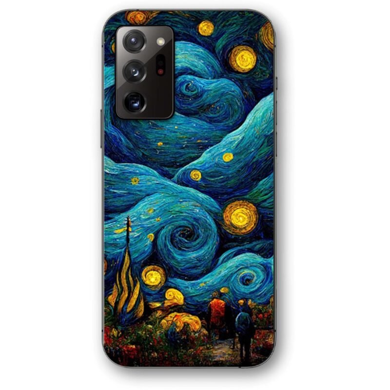 Starry night θήκη κινητού 9633 για Galaxy Note 20 Ultra