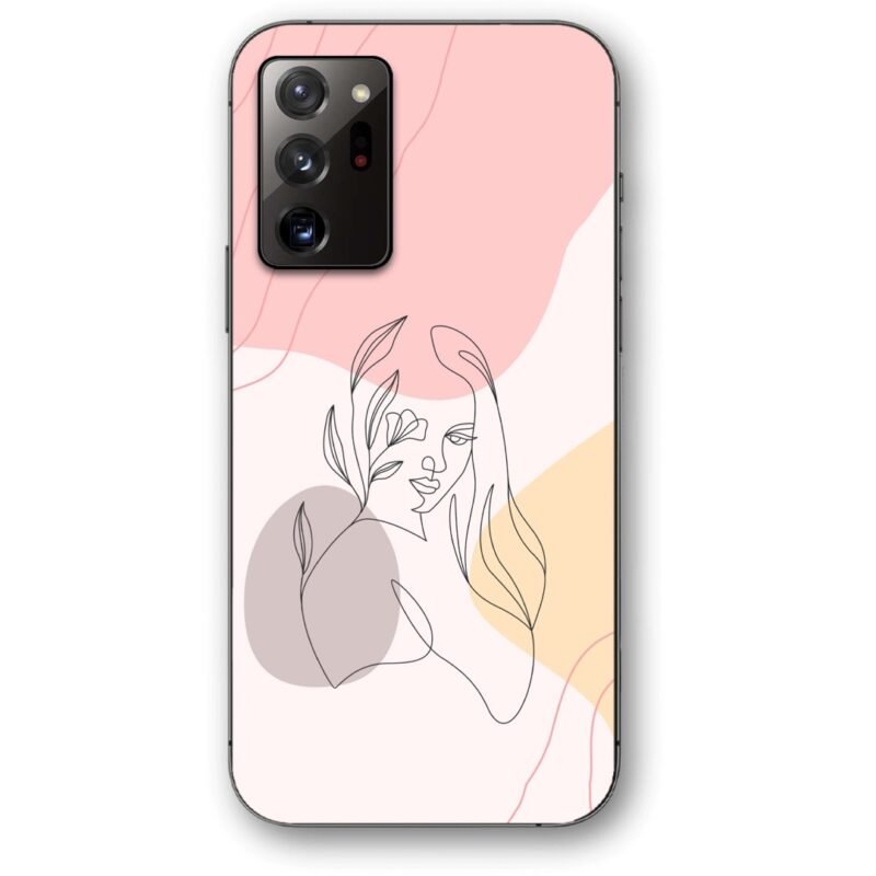 Lineart girl θήκη κινητού 9675 για Galaxy Note 20 Ultra