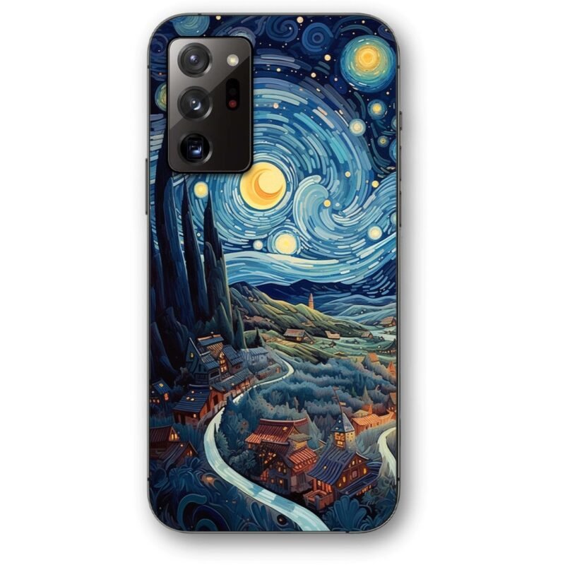 Starry night θήκη κινητού 9679 για Galaxy Note 20 Ultra