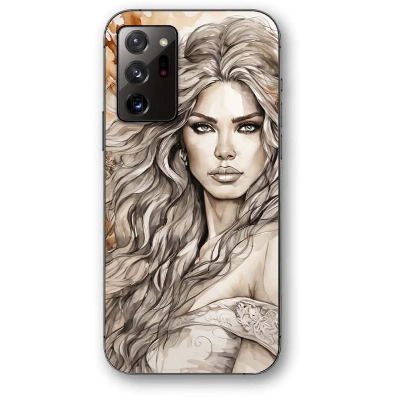 Painting girl θήκη κινητού 9683 για Galaxy Note 20 Ultra
