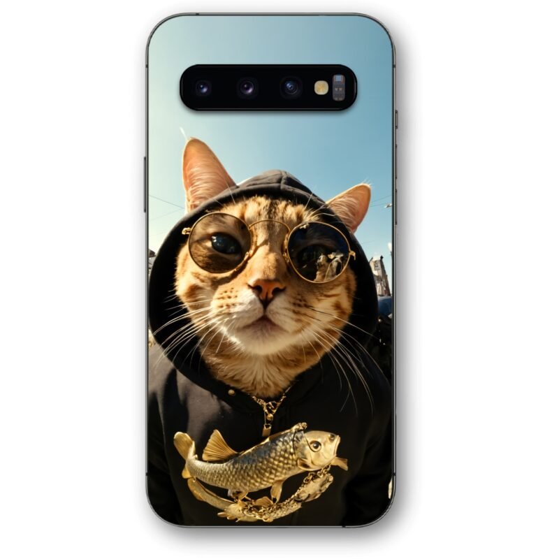 Hoodie cat θήκη κινητού 91085 για Galaxy S10 Plus